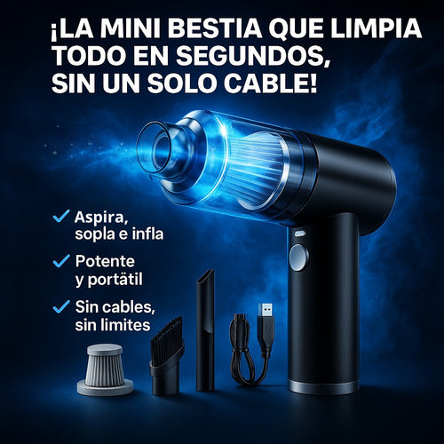 🔥 ProClean™ – La Mini Aspiradora 3 en 1 Más Vendida en Guatemala